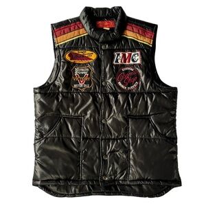 Indian Motorcycle Padded Biker Riders Vest